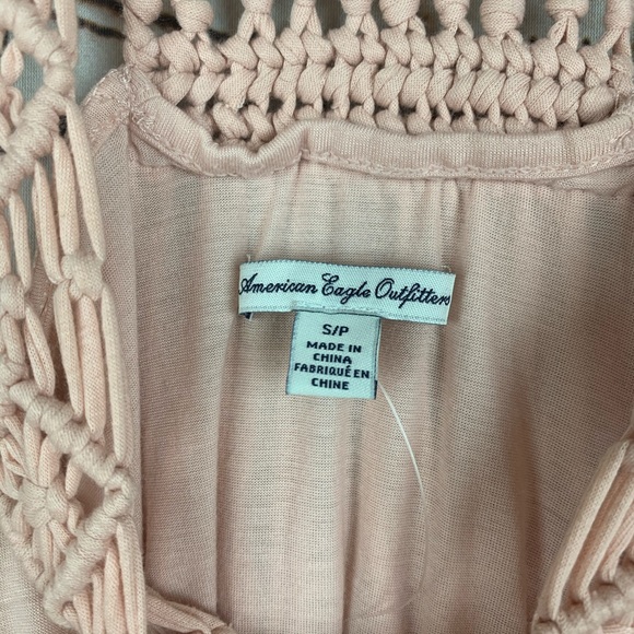 American Eagle Sleeveless Fringe Top NWOT - Picture 3 of 8